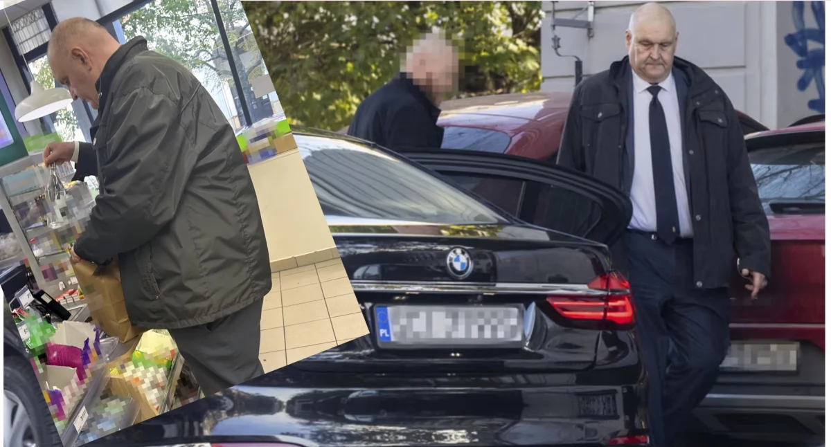 Świeczkowski po wódkę pojechał służbową limuzyną, choć ma Porsche. Sędzia TK kupił też zagryzkę 