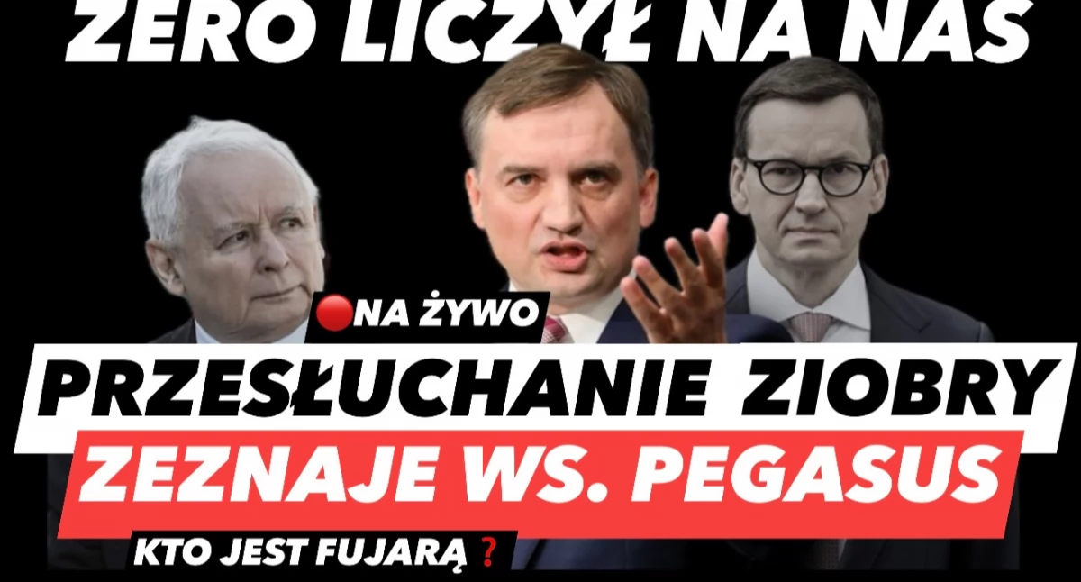 Dziś przesłuchanie Zbigniewa Ziobro – transmisja na żywo. Oglądaj zeznania Ziobry online 