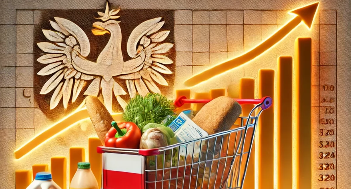 Inflacja w Polsce w październiku 2024. Wzrost cen żywności i energii