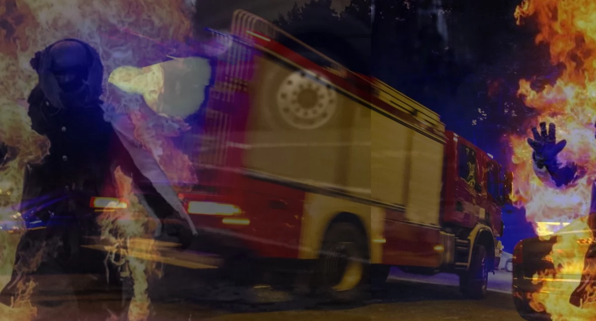Kraków: Mężczyzna podpalił się pod 