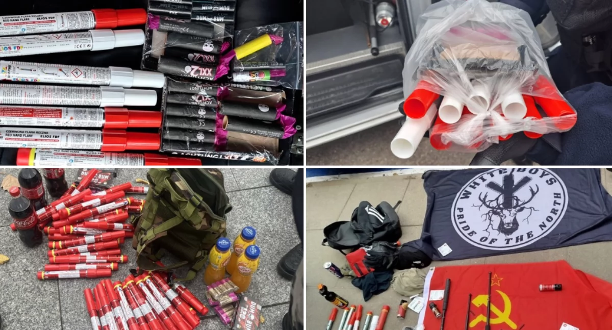 Antypolski Marsz Niepodległości: Narkotyki, nazizm i bilans. Policja stawia zarzuty 49 zatrzymanym 