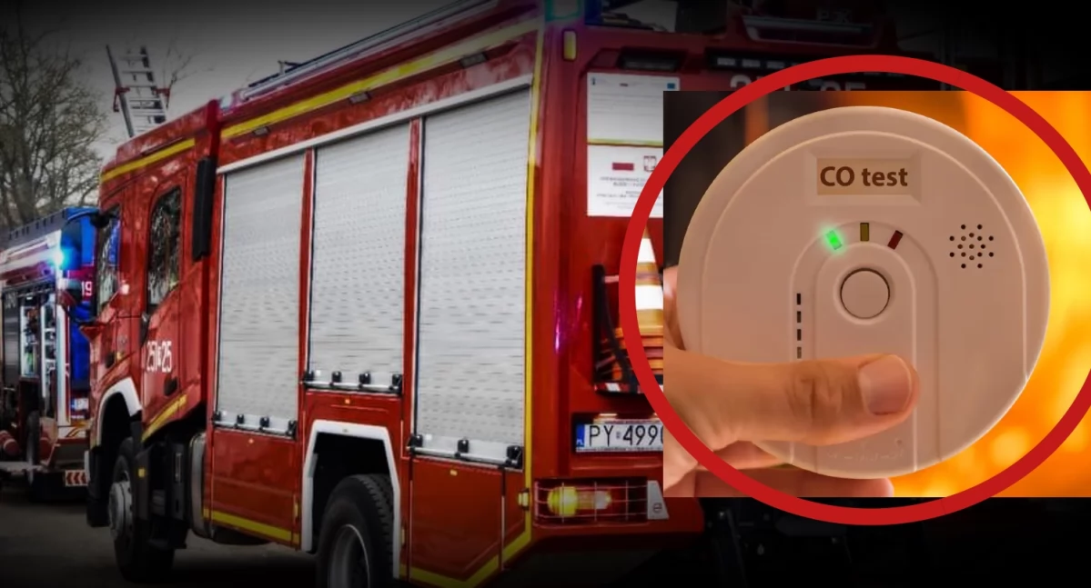 Groźne zatrucie tlenkiem węgla w Tarczku. Kobieta i dziecko w szpitalu