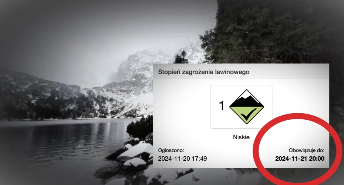 Pogoda w Tatrach: TOPR wydał ostrzeżenie lawinowe. Trudne warunki na szlakach