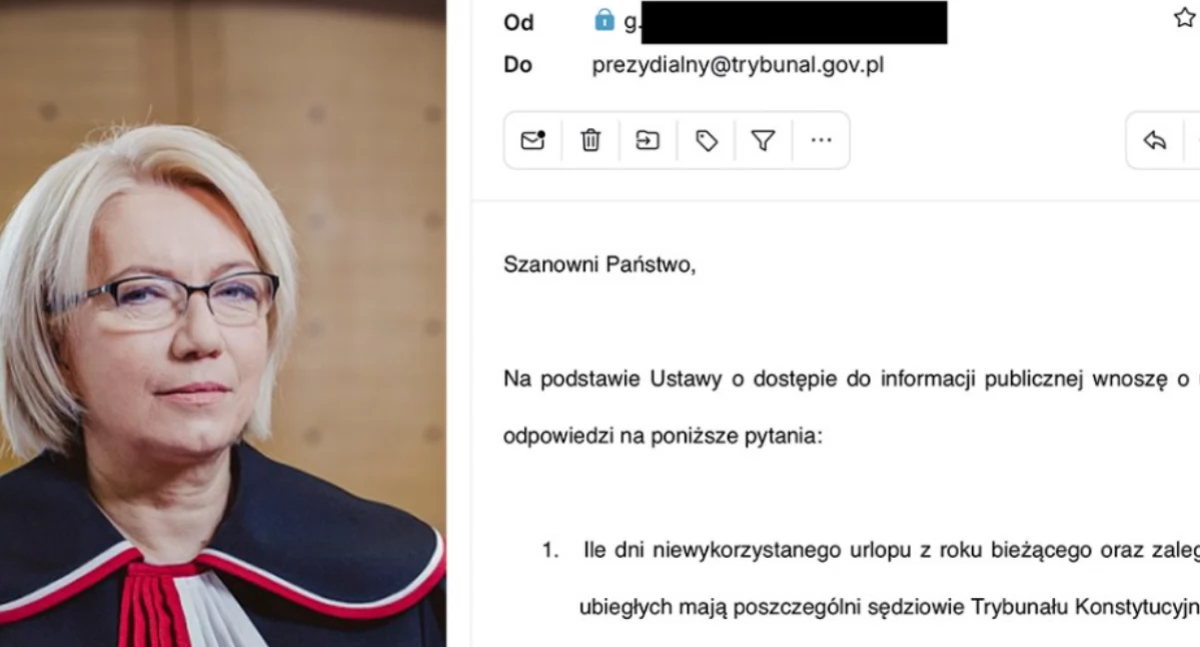 Tajemnice Julii Przyłębskiej. Bajońskie sumy za ekwiwalenty urlopowe i partyjna omerta