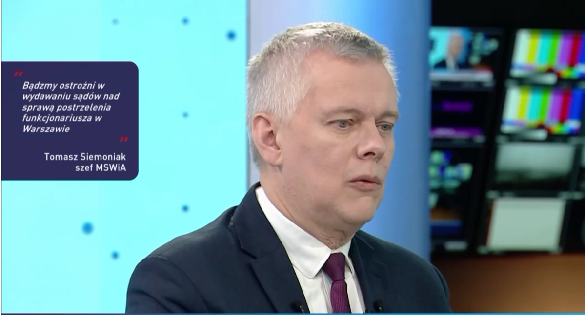 Siemoniak komentuje śmierć policjanta w Warszawie. Minister zapowiada jawne śledztwo 