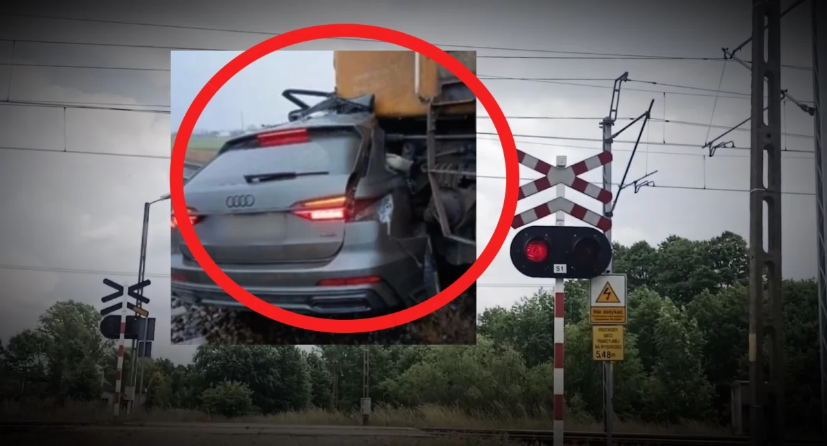 Sikorowo: Pociąg zmiażdżył samochód. Makabryczny wypadek na torach