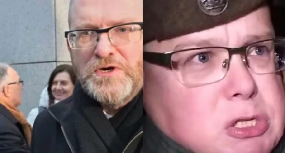 Grzegorz Braun i neofaszyści przed Sejmem. OMZRiK zawiadamia prokuraturę