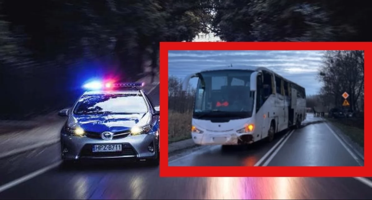Groźny wypadek autokaru na Lubelszczyźnie. Pięć osób rannych