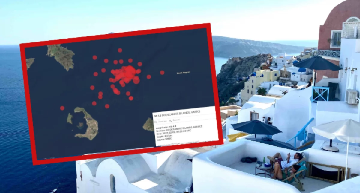 Seria trzęsień ziemi na Santorini. Ludzie śpią w samochodach, a władze ostrzegają