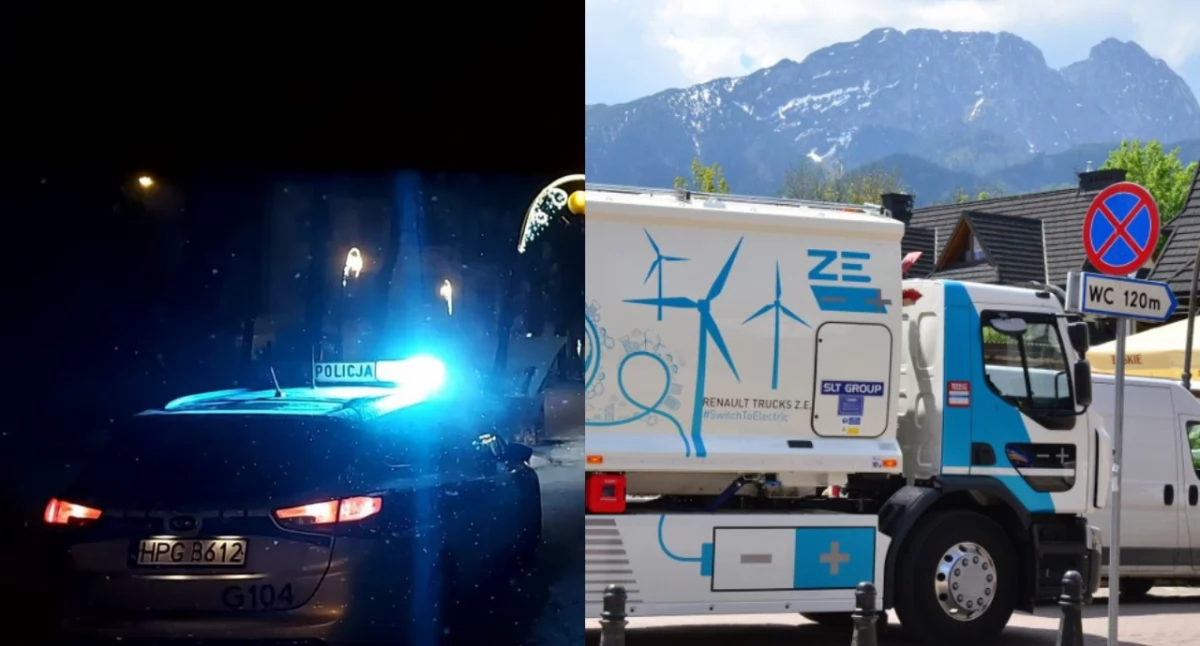 Zakopane: Pijany turysta zasnął w śmieciarce. Musiała interweniować policja