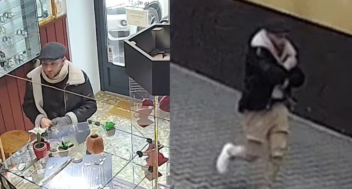 Kradzież biżuterii w Kętach i Brzeszczach. Policja poszukuje złodzieja jubilerów