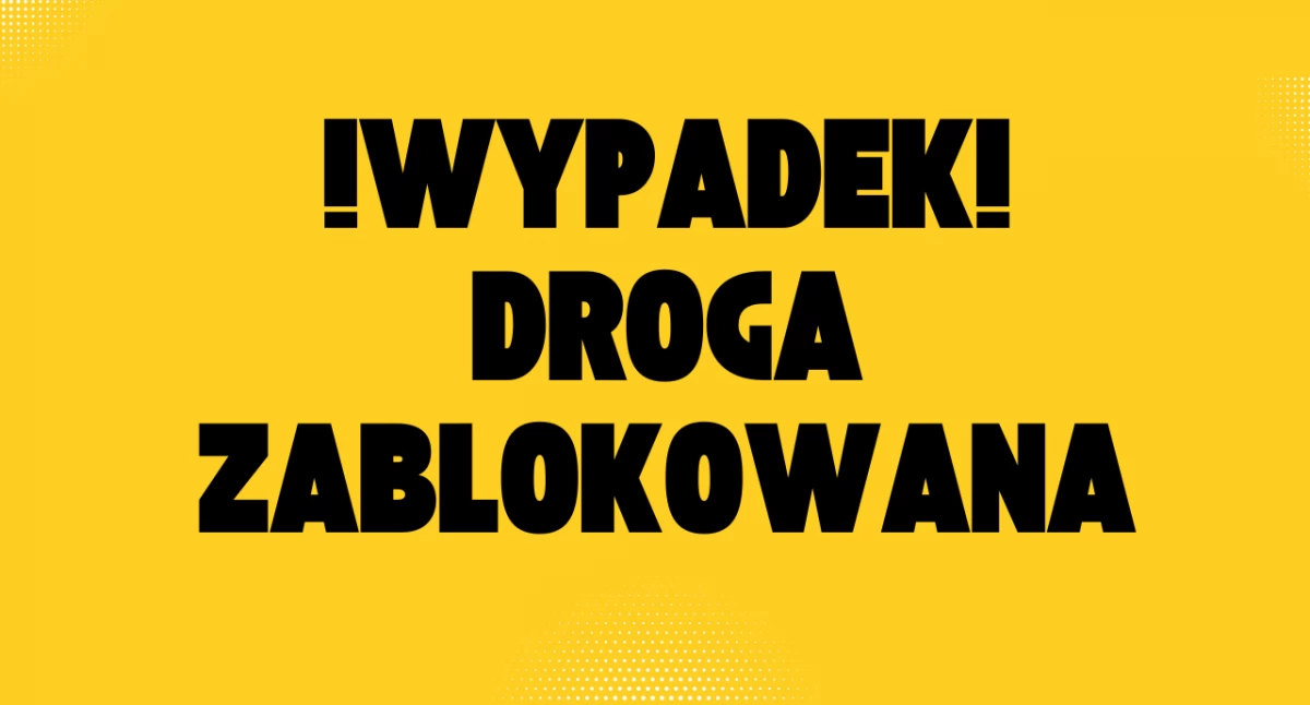 Poważny wypadek na DK57 w Wozławkach. Droga zablokowana po zderzeniu trzech pojazdów
