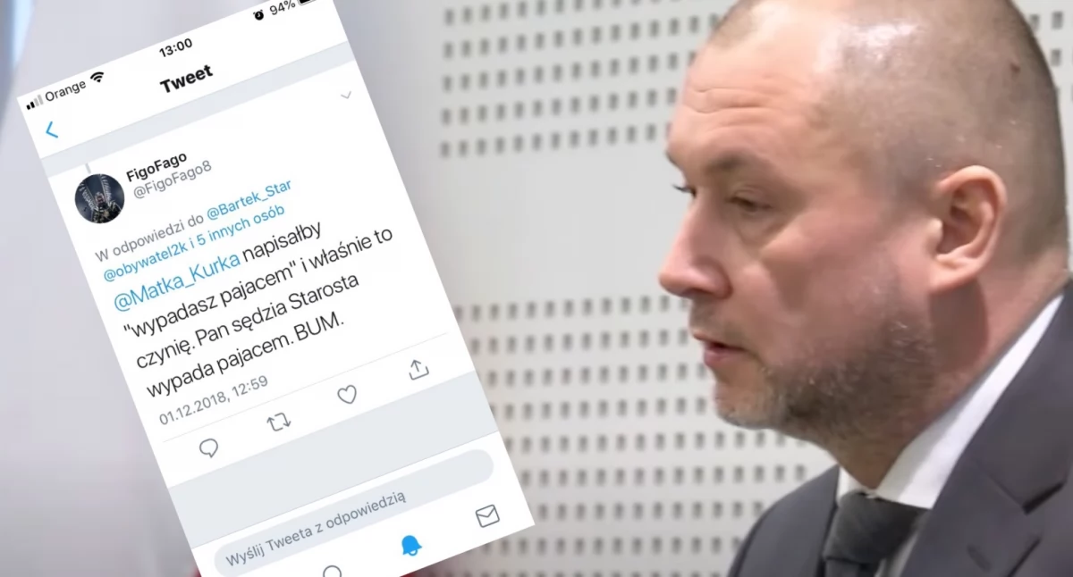 Sędzia hejter z grupy 