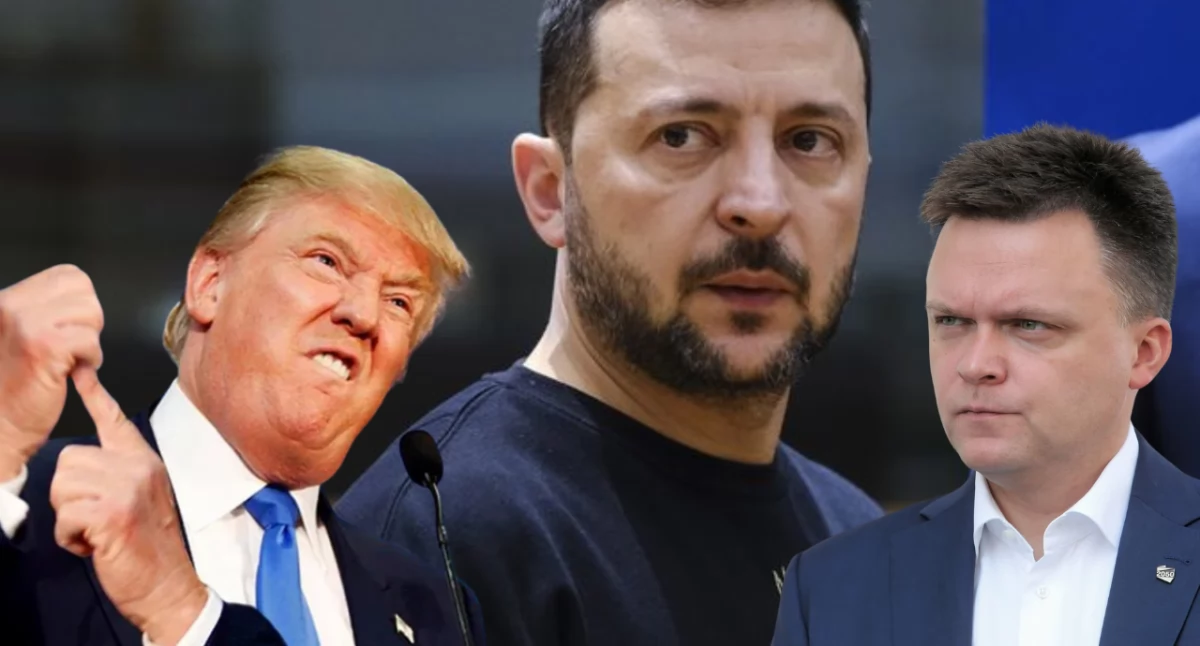Hołownia ostro krytykuje Trumpa za słowa o Zełenskim: 