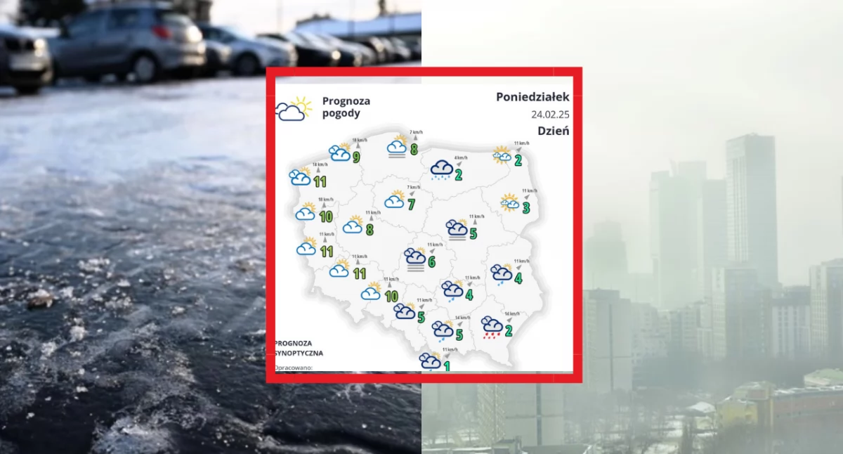 IMGW ostrzega: Gęsta mgła i marznące opady w kilku województwach. Sprawdź szczegóły