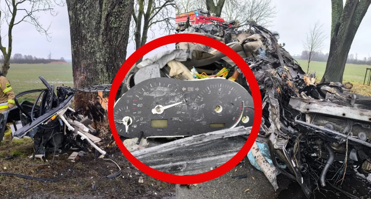 Braniewo: Śmiertelny wypadek na drodze nr 54. Mężczyzna pędził blisko 200 km/h 