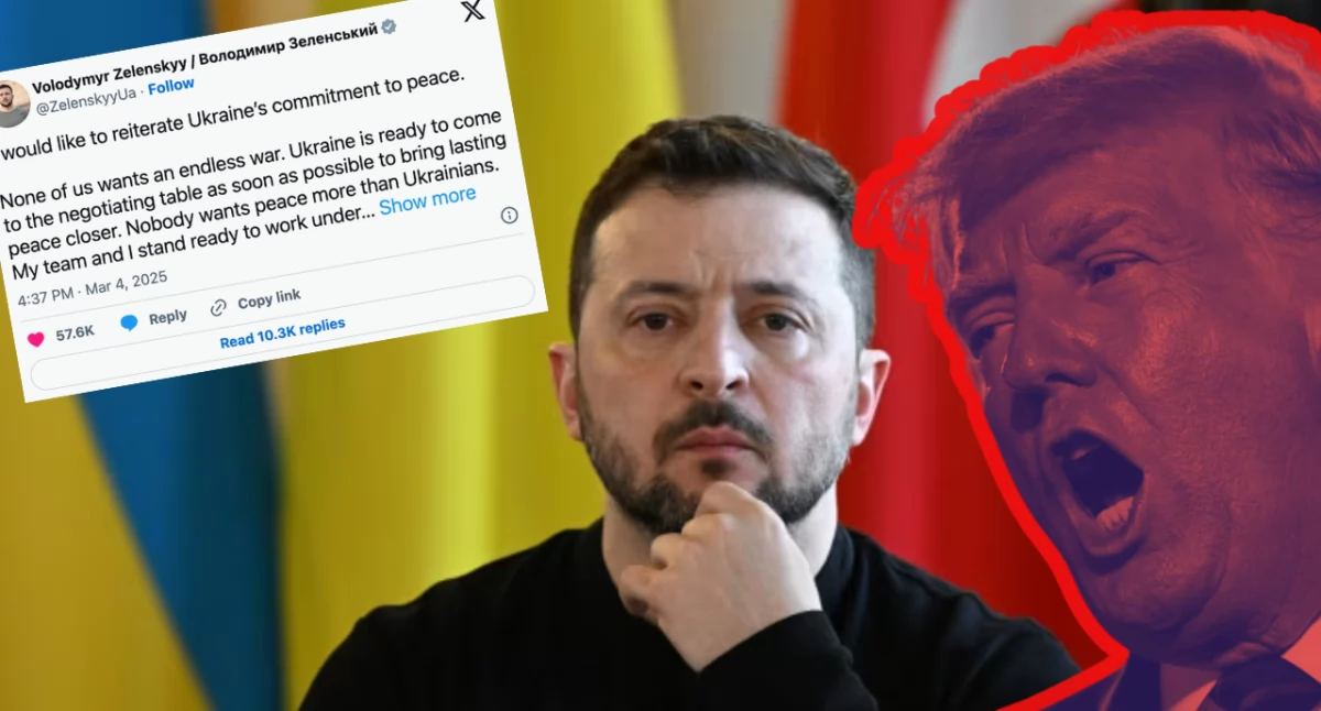 Zełenski przedstawił plan pierwszego etapu zakończenia wojny z Rosją. Wyraził gotowość do rozmów z Trumpem