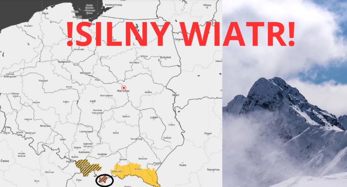 Pogoda w Tatrach: Ostrzeżenie IMGW przed silnymi porywami wiatru. Sprawdź nowe informacje