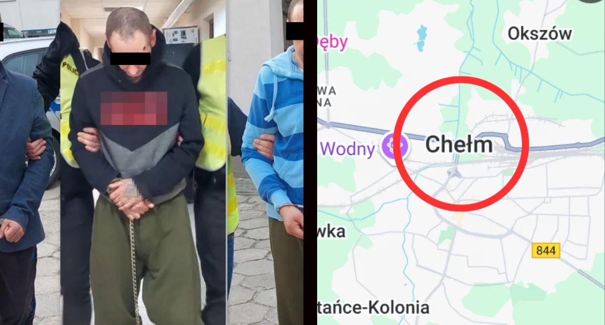 Podwójne zabójstwo i podpalenie w Chełmie. Zatrzymano trzech podejrzanych