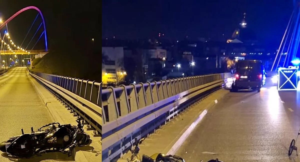Śmiertelny wypadek motocyklisty w Bydgoszczy. Nie żyje 34-latek