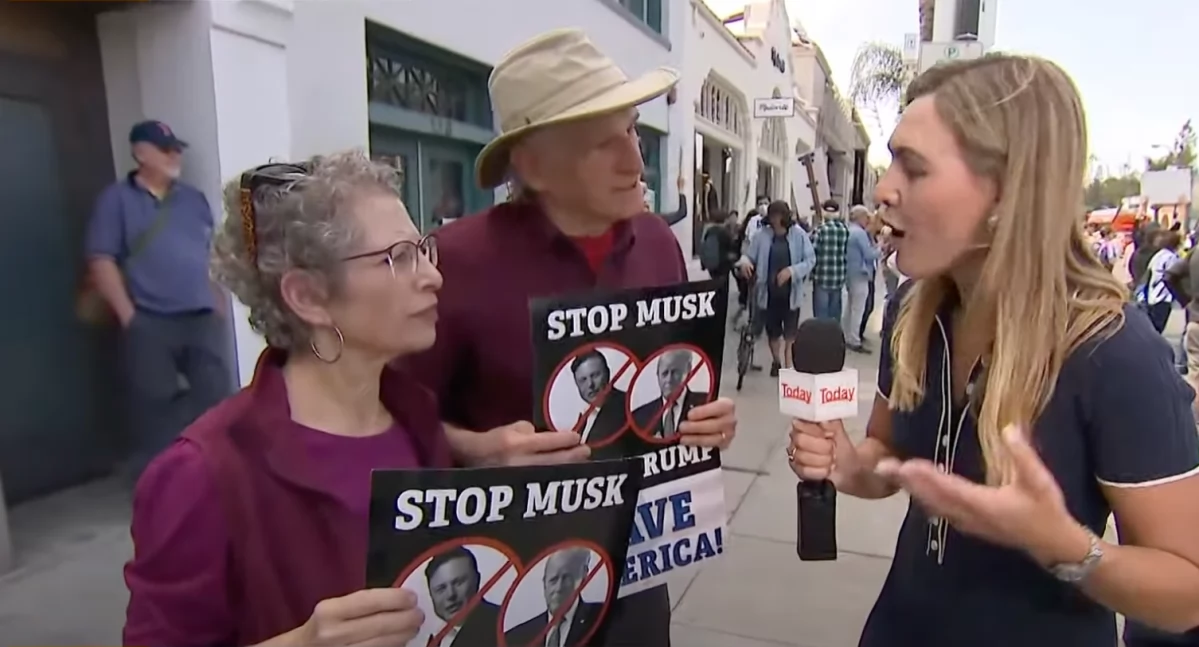 Protesty przed salonami Tesla w USA i Europie. Elon Musk i akcja 