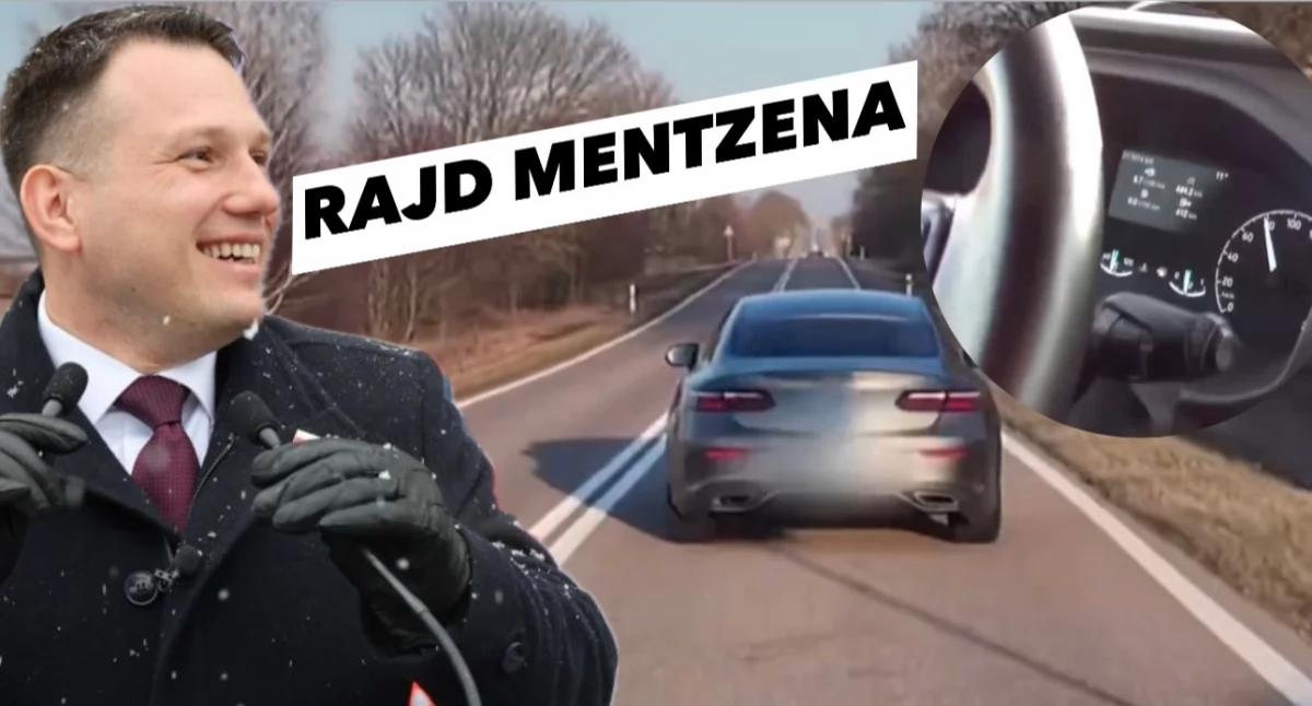 Kierowca Mentzena jeździ jak pirat drogowy – nagranie. Policzyliśmy, ile grozi mu za łamanie przepisów