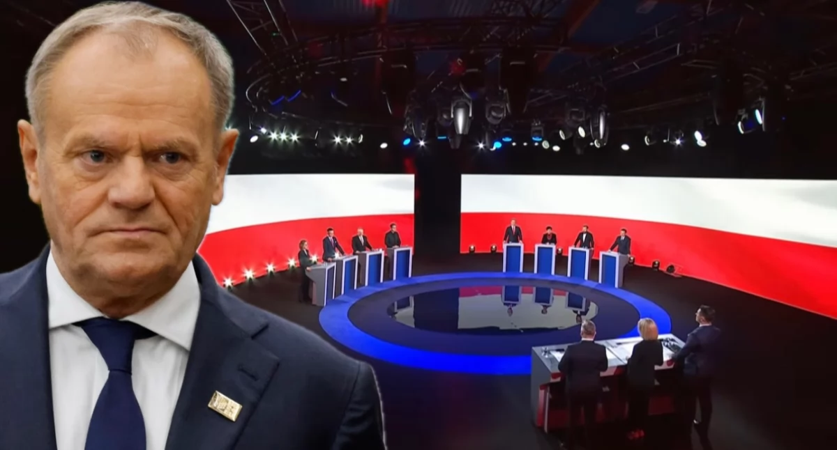 Debata prezydencka w Końskich. Tusk ostrzega przed wyborami 2025
