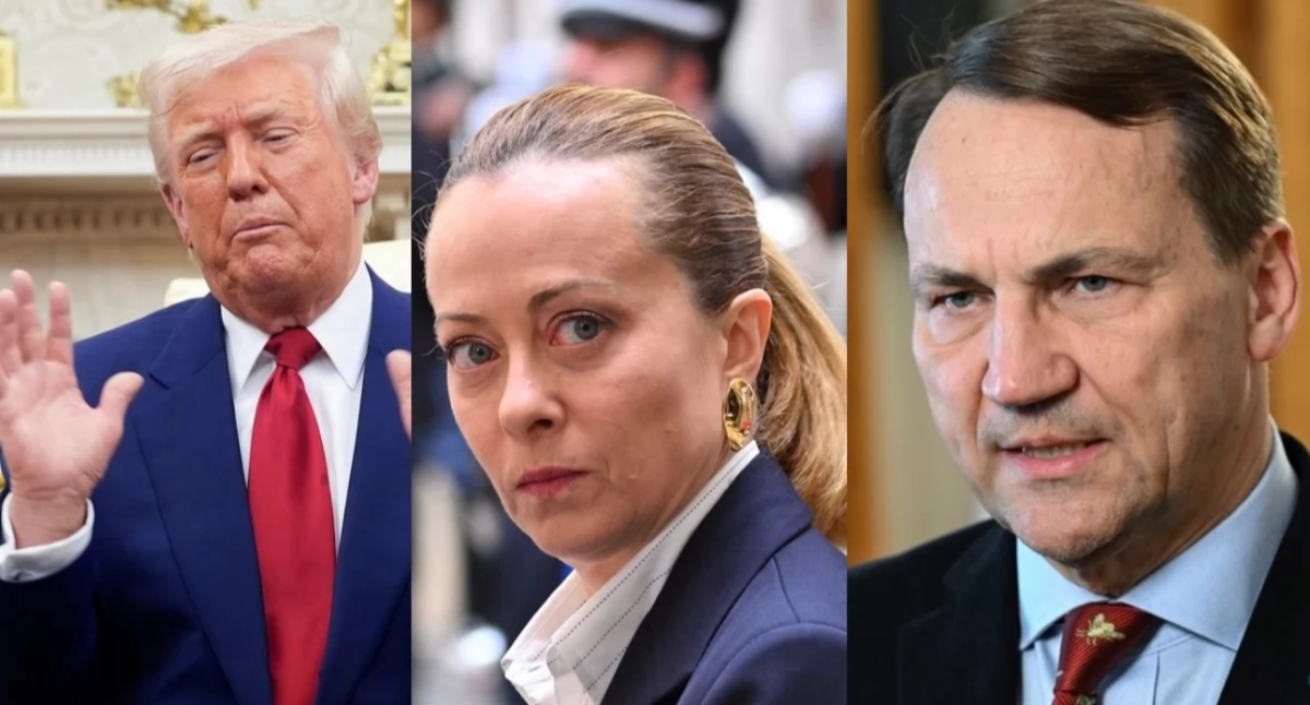 Sikorski: Kibicuję Meloni. Szef MSZ liczy, że przekona Trumpa do wsparcia Ukrainy