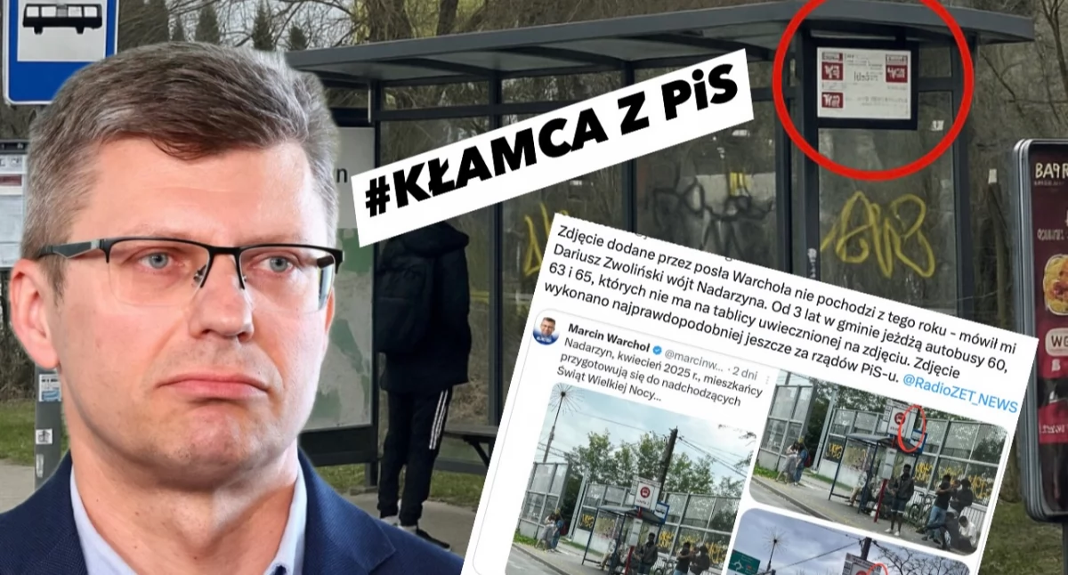 Obnażamy kłamstwo Warchoła. Zdjęcie sprzed lat jako 