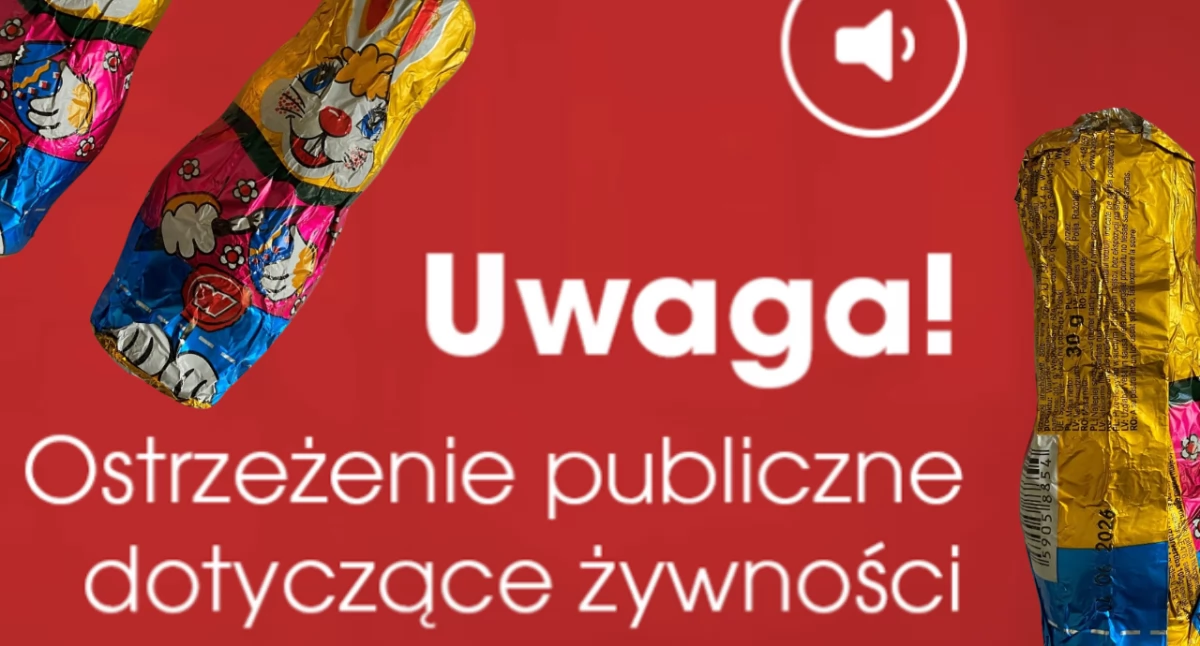 GIS ostrzega. W zajączkach czekoladowych mogą znajdować się fragmenty plastiku