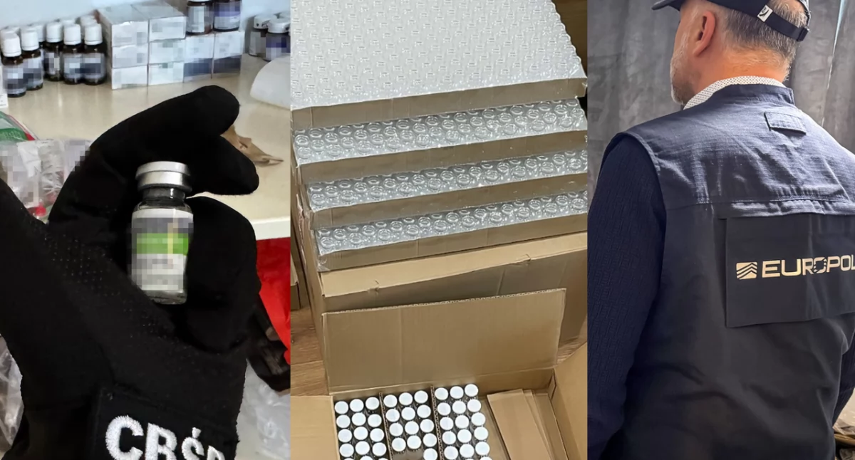 CBŚP rozbija grupę produkującą nielegalne sterydy. 7 osób z zarzutami