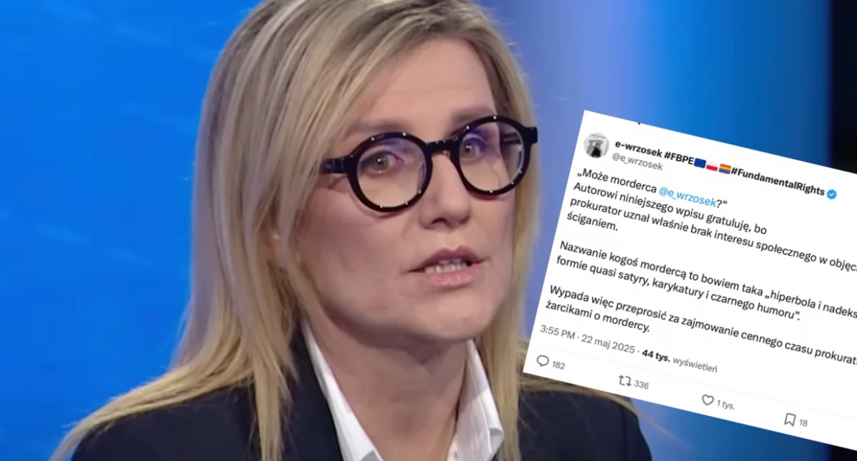 Nazwał prok. Ewę Wrzosek mordercą i nie odpowie z to. Prokuratura: 