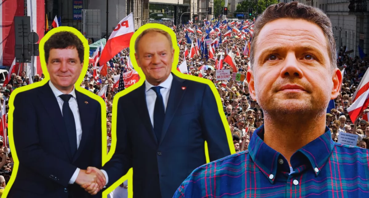 „Teraz albo nigdy” – Trzaskowski rozpoczął Wielki Marsz Patriotów. Zaskoczył gość z Rumunii