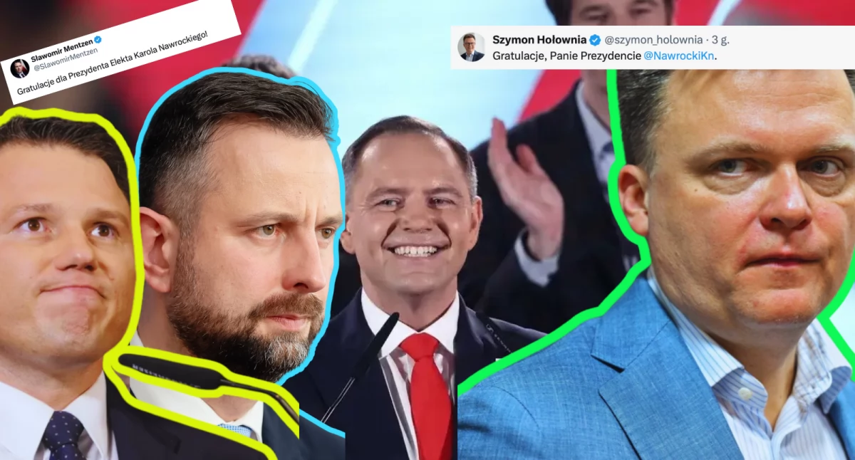 Karol Nawrocki z gratulacjami po wygranych wyborach. Politycy apelują o jedność i rozwagę