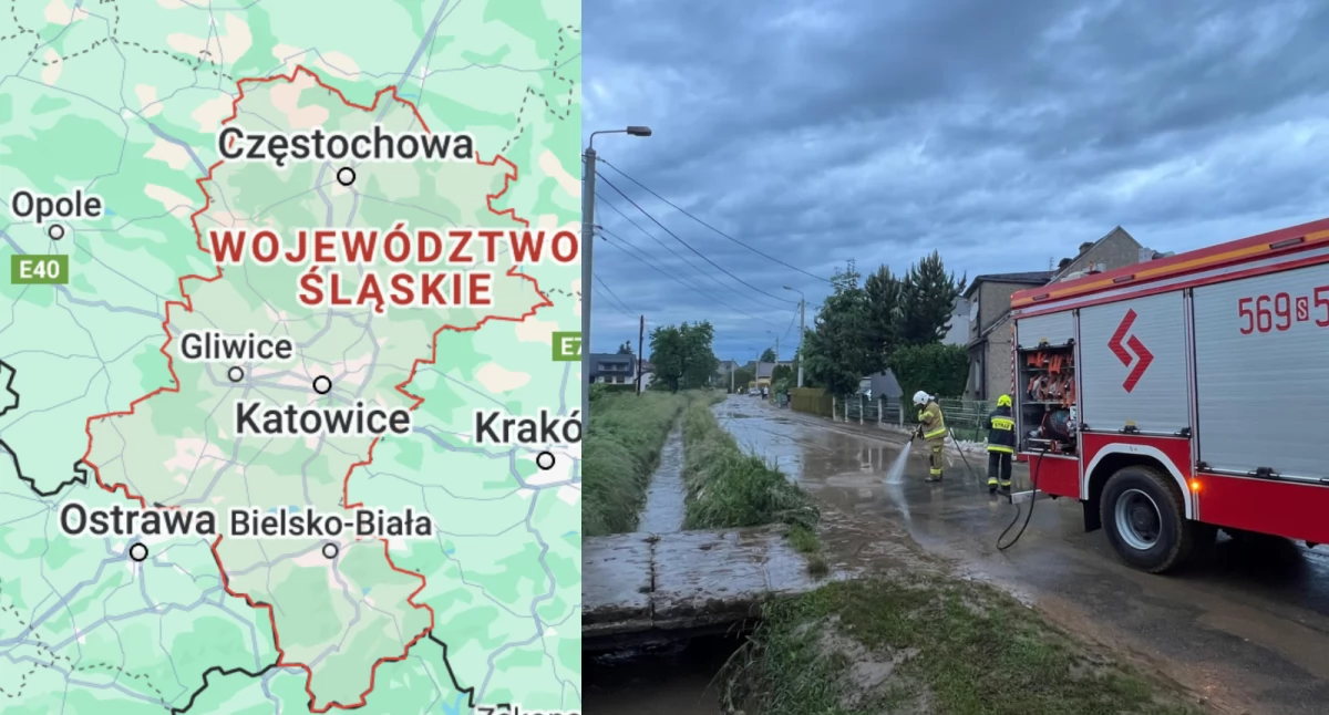 Burze nad Polską: Śląsk najbardziej poszkodowany, setki interwencji PSP