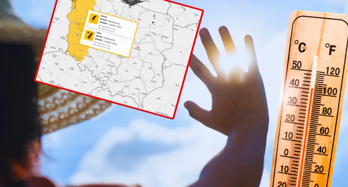 Upał i burze na zachodzie Polski. IMGW ostrzega mieszkańców kilku województw