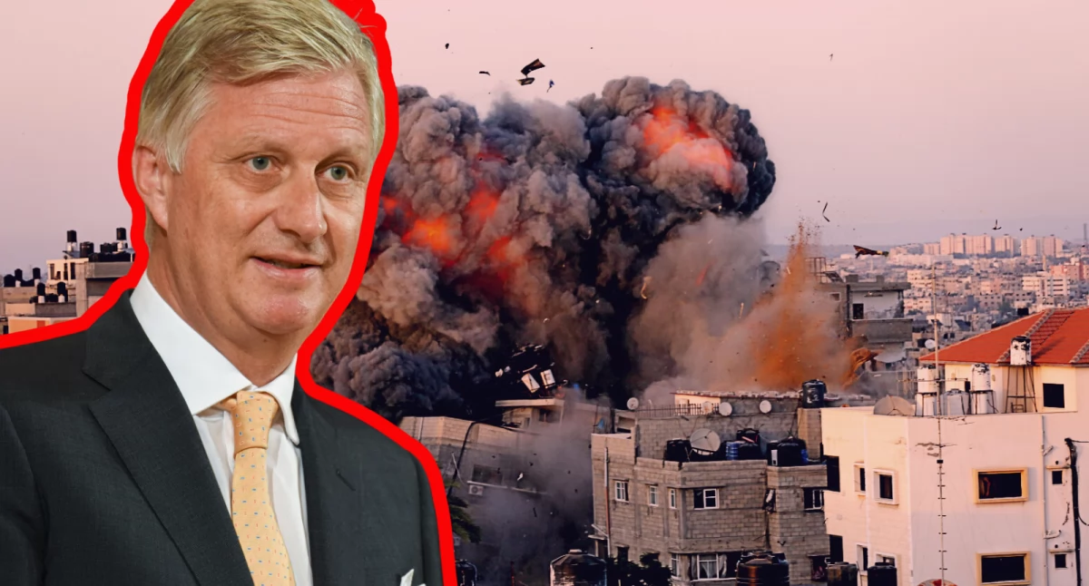 Król Belgów potępia działania w Strefie Gazy: 