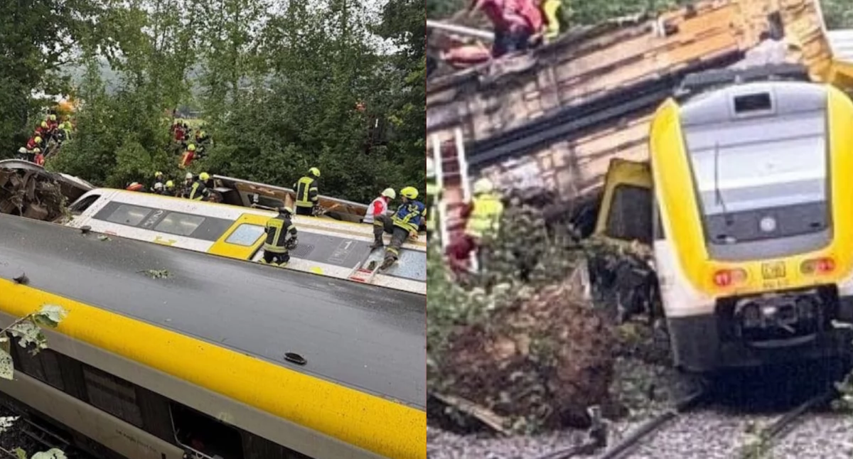 Katastrofa kolejowa w Niemczech: 3 osoby zginęły, 50 rannych