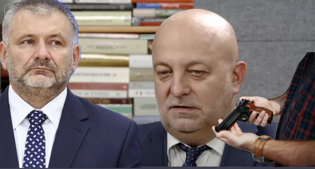 Neosędzia Łukasz Piebiak grozi użyciem broni wobec policji za przywracanie praworządności 