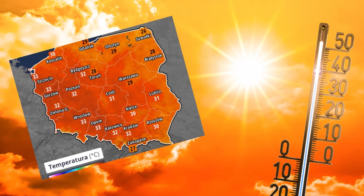 IMGW bije na alarm. Rekordowe temperatury w Polsce – zobacz, gdzie będzie najcieplej