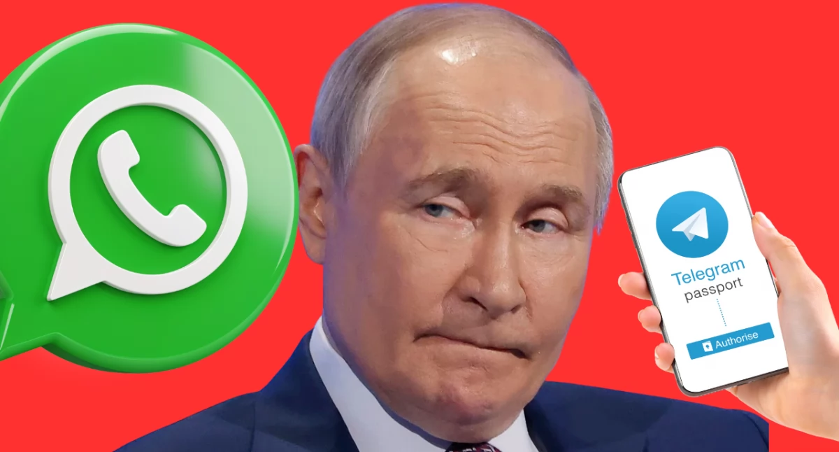 Kreml uderza w WhatsApp. Ponad 100 mln użytkowników odciętych od połączeń