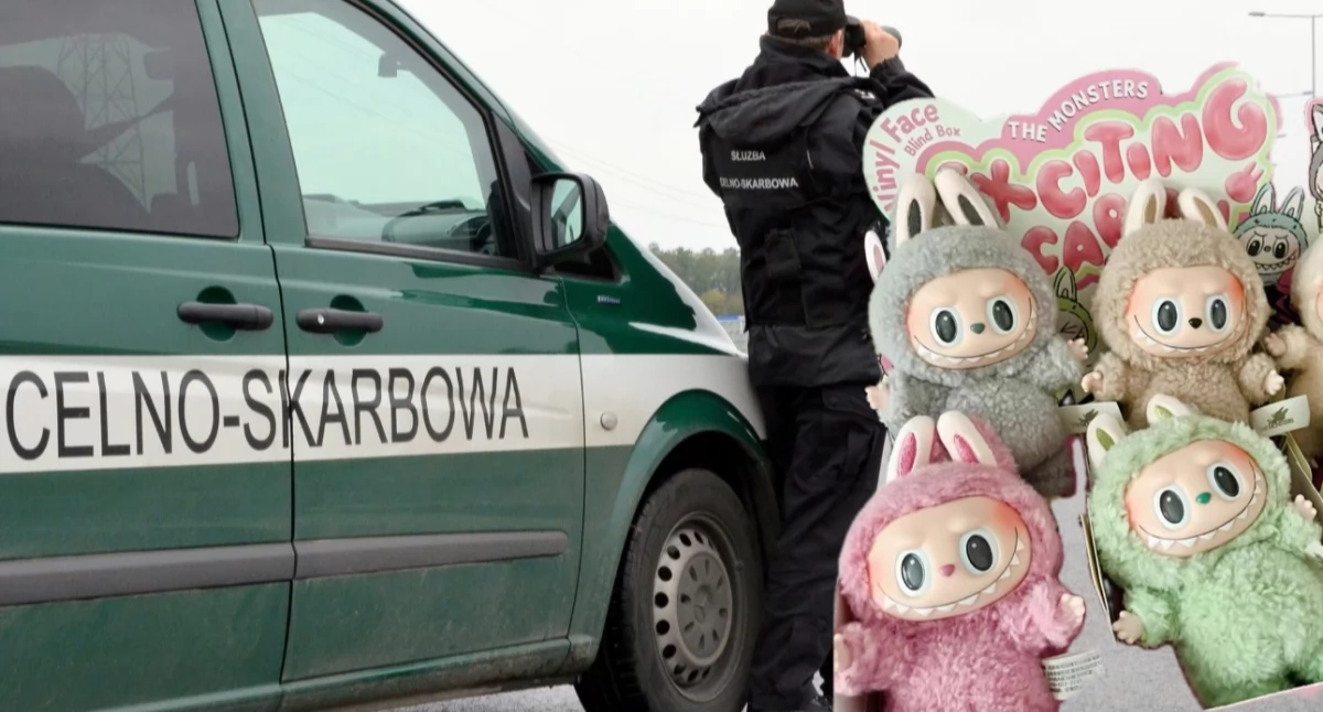 KAS zatrzymała 9 tys. podrobionych maskotek Labubu o wartość 3 mln zł