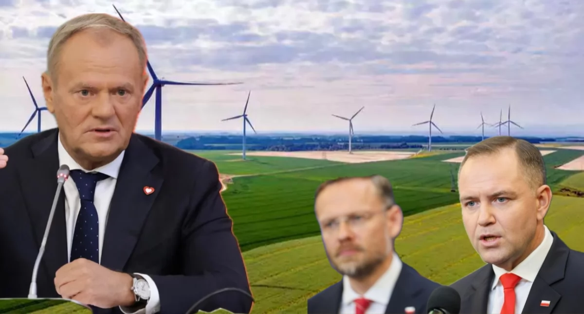 Tusk: Moc wiatraków wzrośnie mimo weta prezydenta. Nawrocki nie powstrzymał rzadu