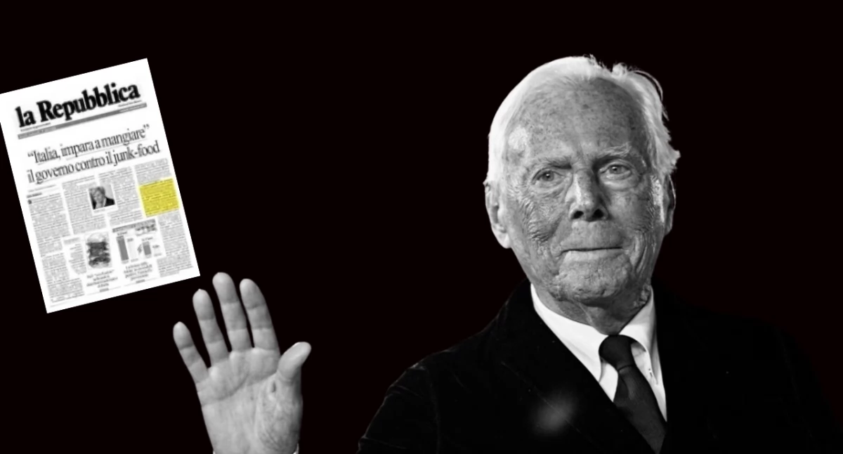 Włoskie media wspominają Giorgio Armaniego. Król Giorgio” pracował do końca 