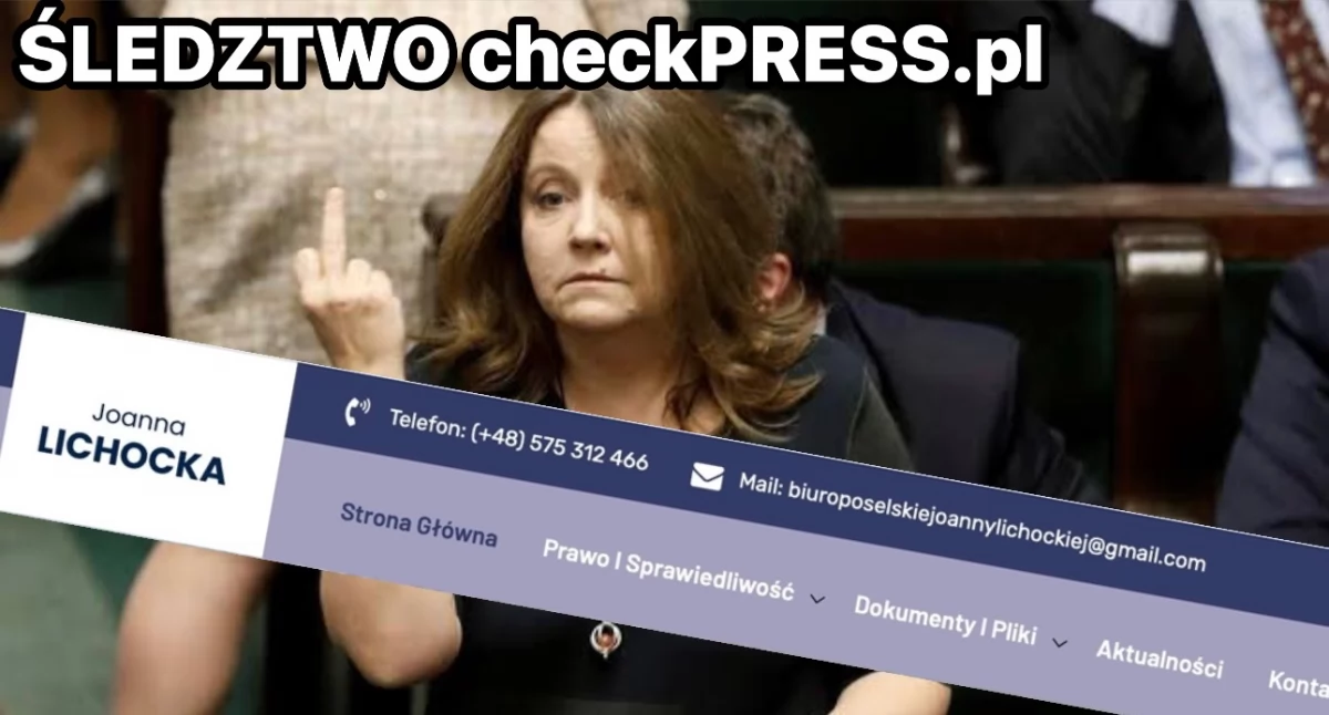Ujawniamy, ile naprawdę kosztowała strona Lichockiej. 86 tys. zł za darmowy silnik 