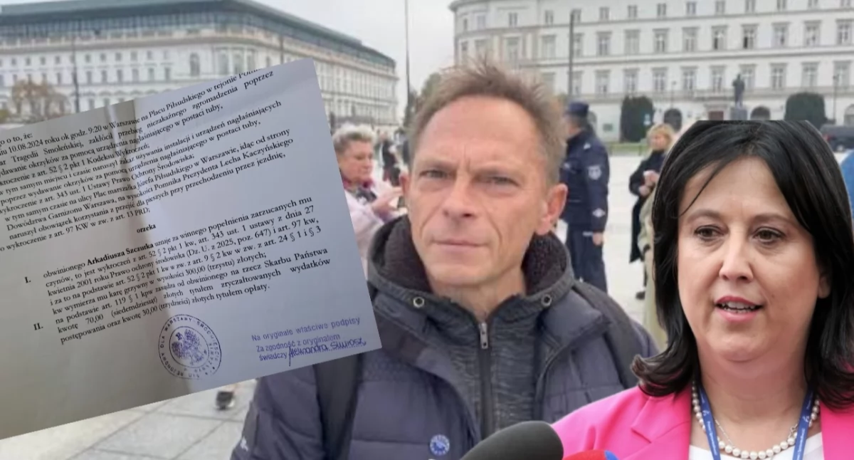 Arkadiusz Szczurek dostał wyrok za miesięcznicę smoleńską, choć Czerwińska nie miała dowodów