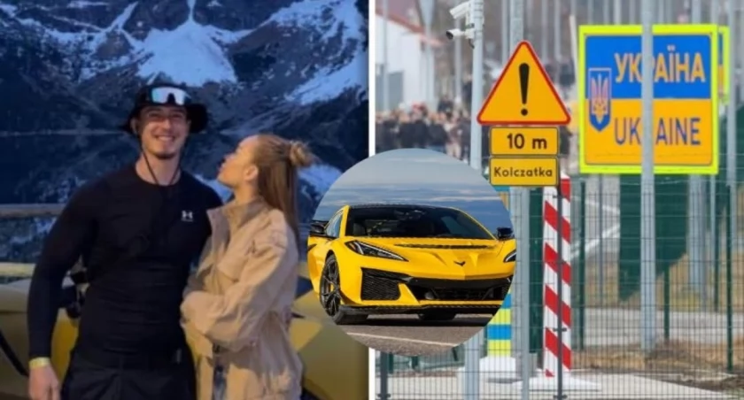 Ukrainiec wjechał Corvettą pod Morskie Oko - Andriy Gavryliv ma zakaz wjazdu do UE przez 5 lat