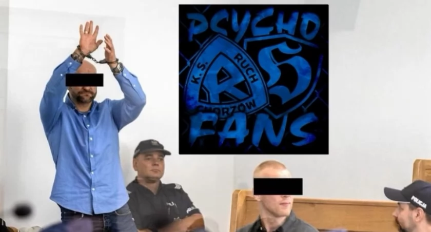 Gang Psycho Fans skazany - surowe wyroki dla kiboli Ruchu