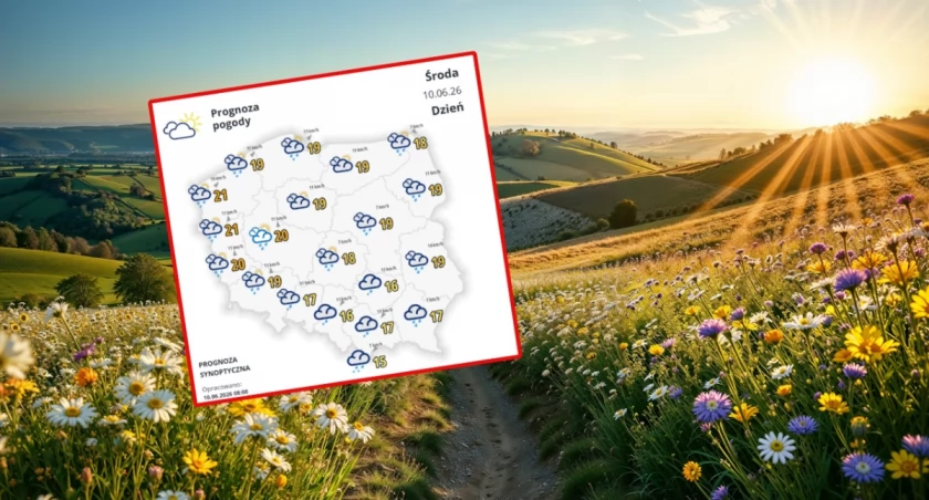 Pogoda gwałtownie się zmieni. Deszcz, burze i spadek temperatury w wielu regionach Polski
