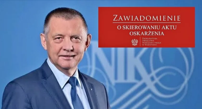 Marian Banaś, były szef NIK, z aktem oskarżenia. Chodzi o tajemnicę skarbową